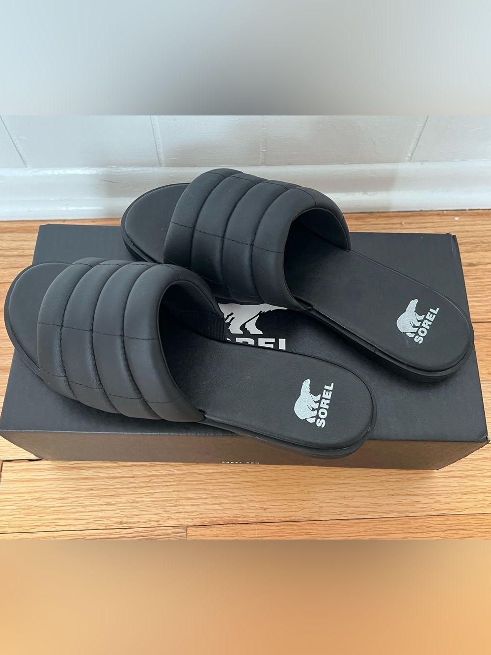 Sorel Women’s Slide Sandals in Black